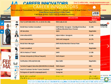 Tablet Screenshot of careerinnovators.com